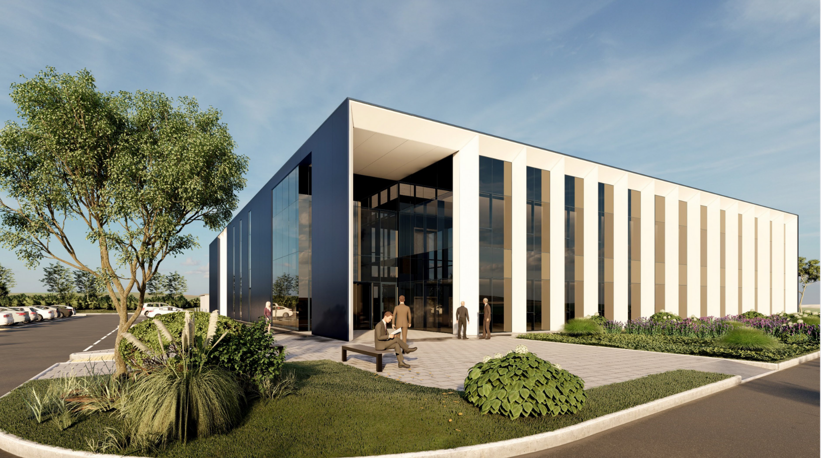 3D render of Waterford IDA building (exterior)